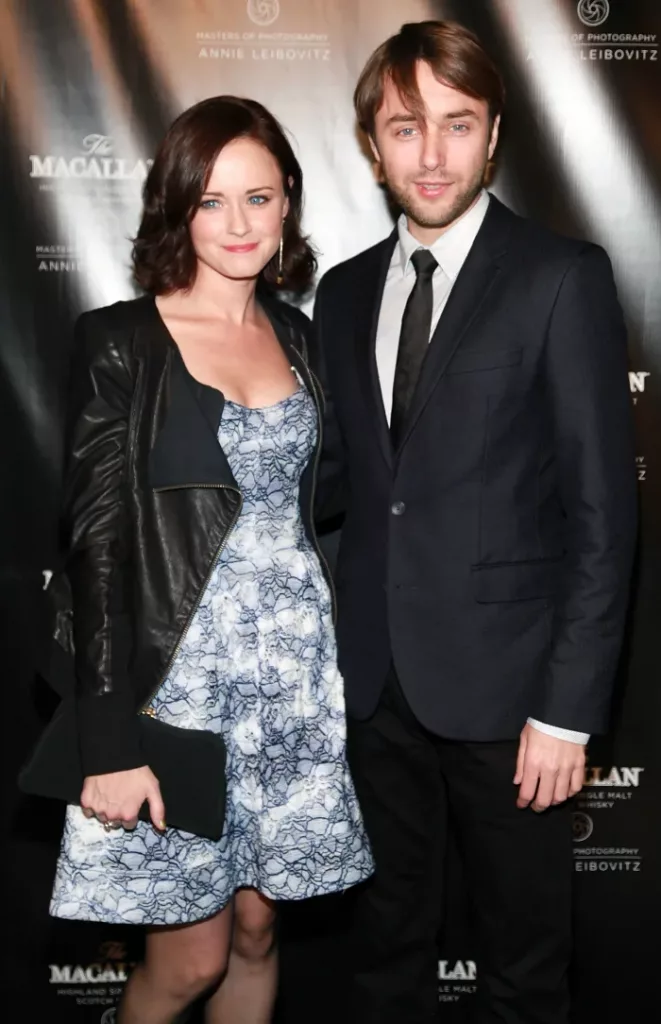 Alexis Bledel and her husband Vincent Kartheiser.