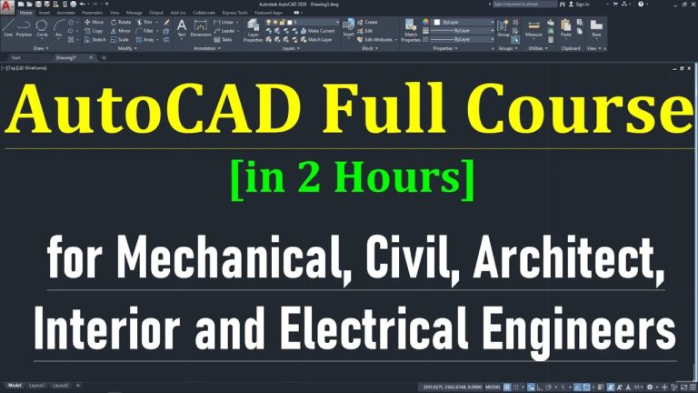 Everything about AutoCAD for civil engineering course Everything about AutoCAD for civil engineering course