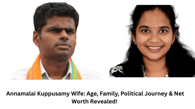 Annamalai Kuppusamy Wife: Age, Family, Political Journey & Net Worth Revealed!